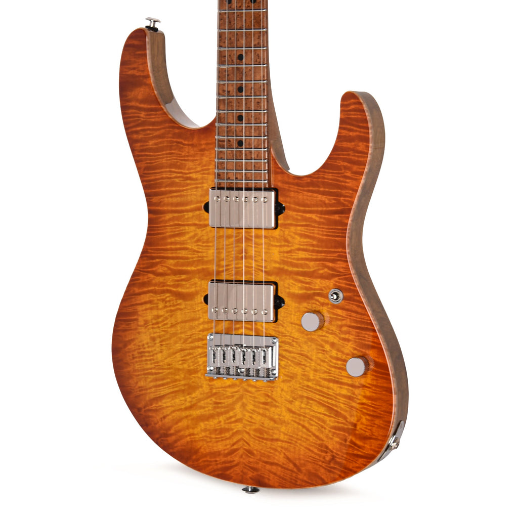 Suhr Custom Modern Set Neck Suhr Burst w/CME-Selected Angel Quilt Maple Top - View 3 | MusicMarket