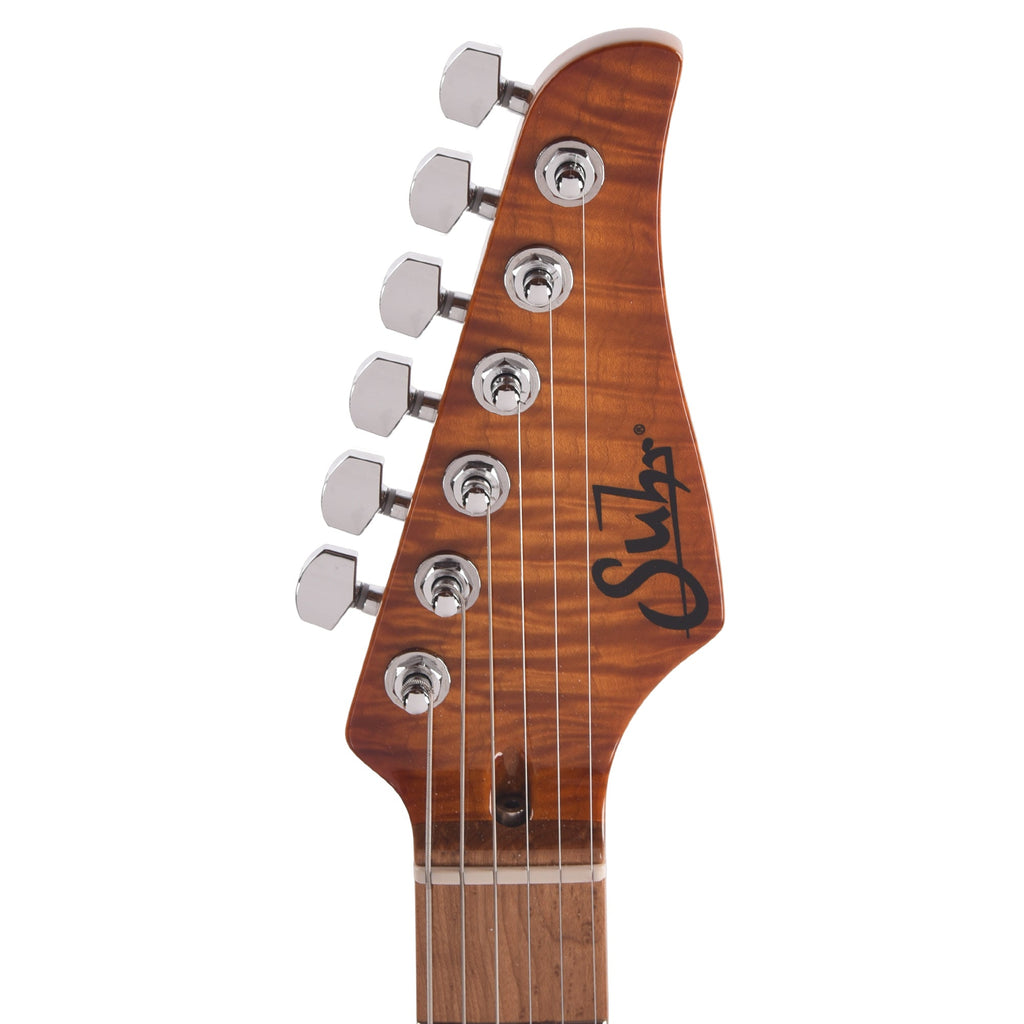 Suhr Custom Modern Set Neck Suhr Burst w/CME-Selected Angel Quilt Maple Top - View 7 | MusicMarket