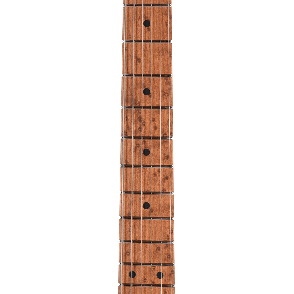 Suhr Custom Modern T Trans Algae w/CME-Selected Burl Maple Top - View 13 | MusicMarket