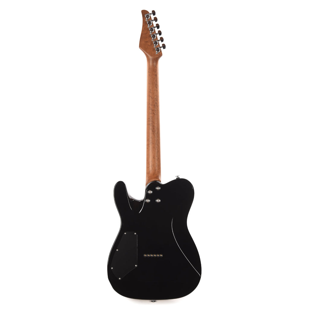Suhr Custom Modern T Trans Algae w/CME-Selected Burl Maple Top - View 6 | MusicMarket