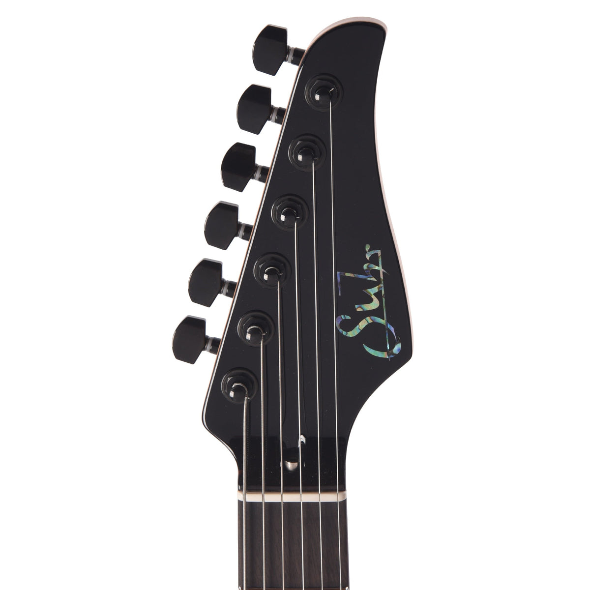 Suhr Custom Modern Trans Caramel w/ CME-Selected Waterfall Burl Maple Top - View 7 | MusicMarket