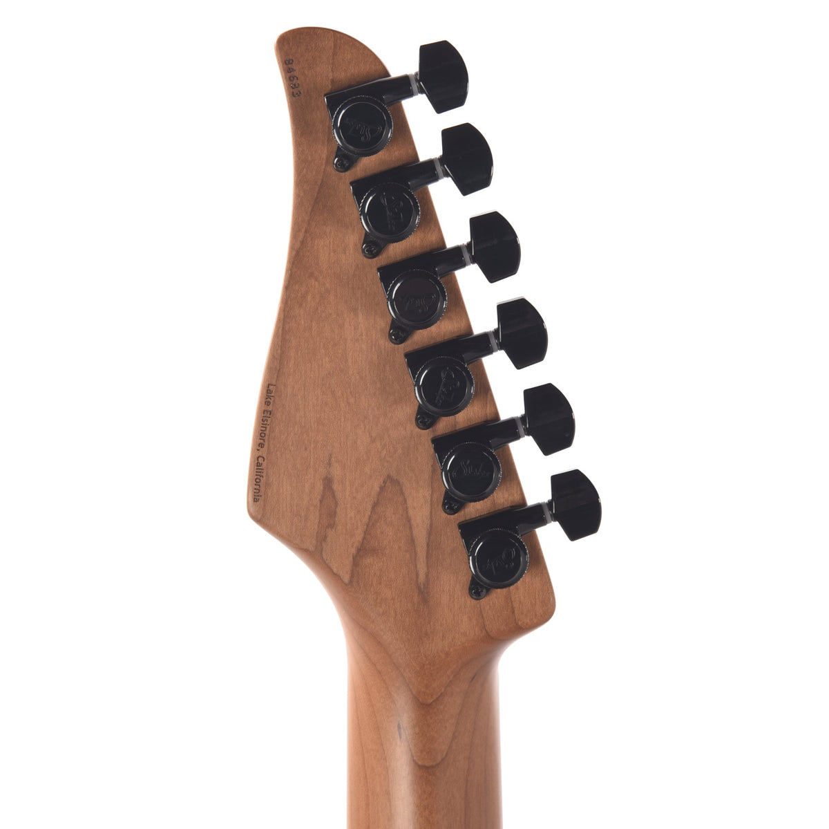 Suhr Custom Standard Desert Gradient w/CME-Selected Burl Maple Top - View 8 | MusicMarket