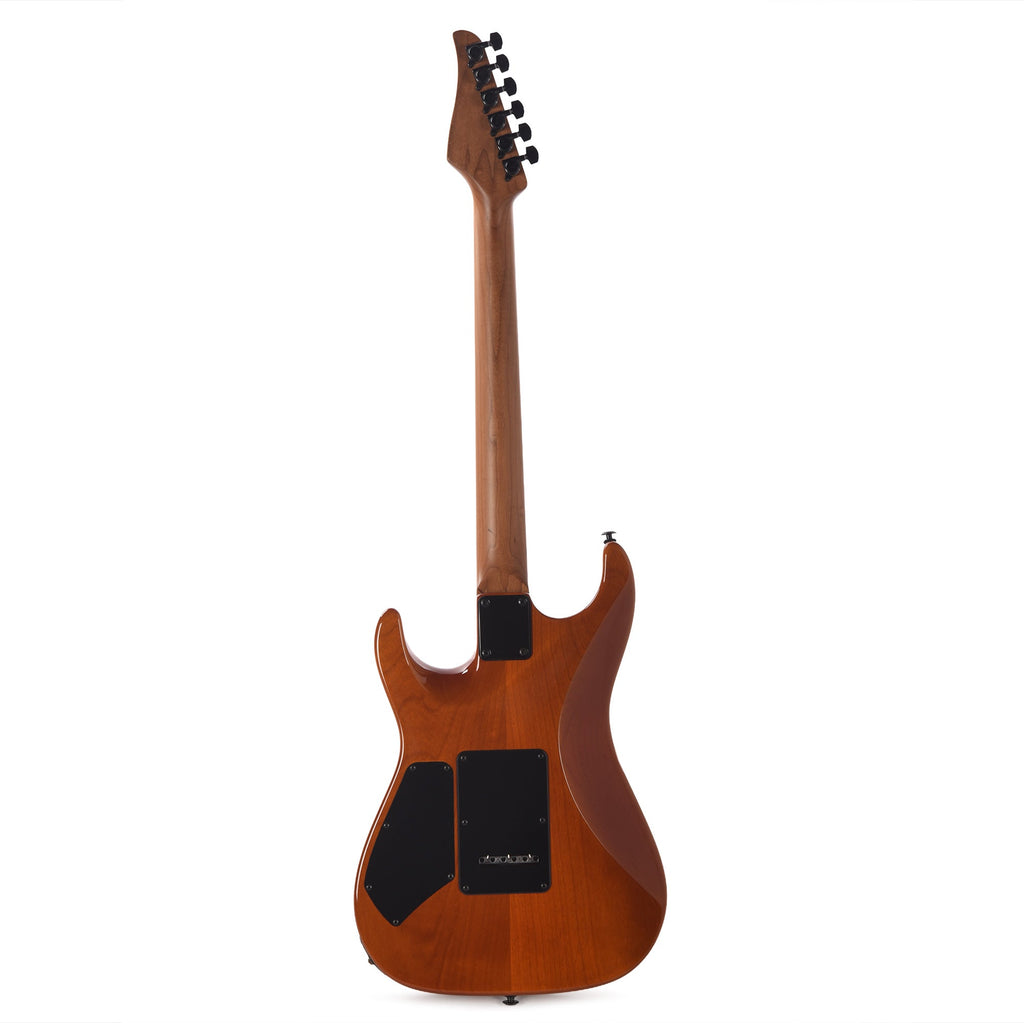 Suhr Custom Standard Desert Gradient w/CME-Selected Burl Maple Top - View 6 | MusicMarket