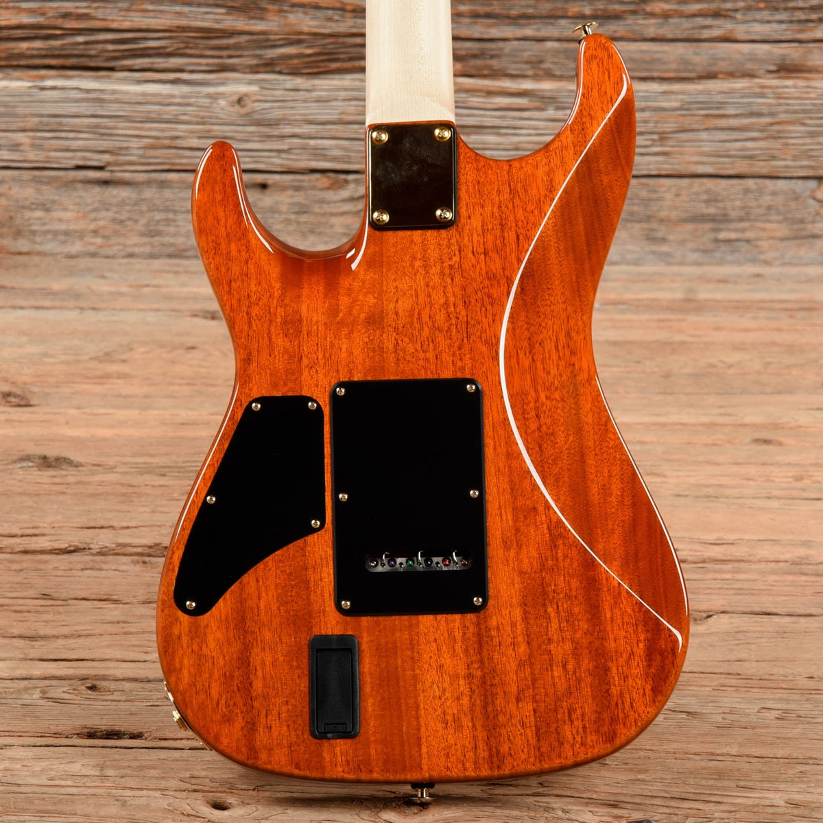 Suhr Limited Edition Standard Legacy Okoume/Curly Maple Sunburst - View 3 | MusicMarket
