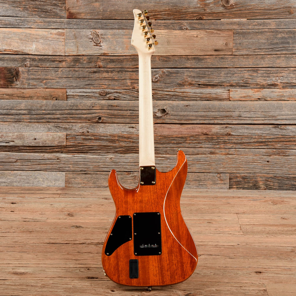 Suhr Limited Edition Standard Legacy Okoume/Curly Maple Sunburst - View 5 | MusicMarket