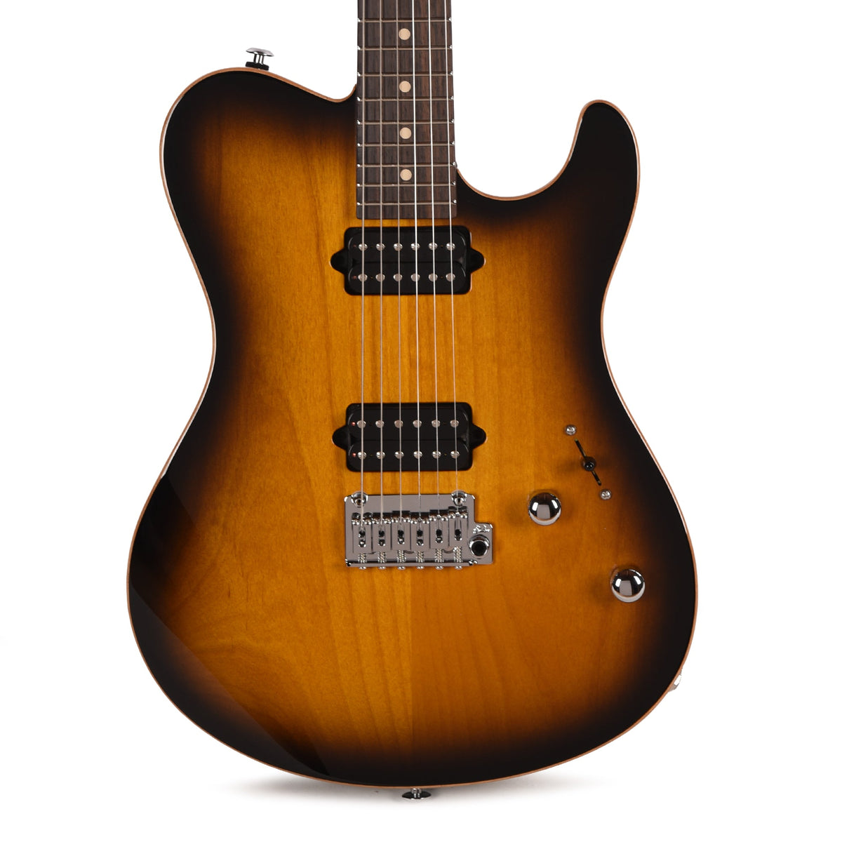 Suhr Oso Short Scale 2 Tone Tobacco Burst - View 2 | MusicMarket