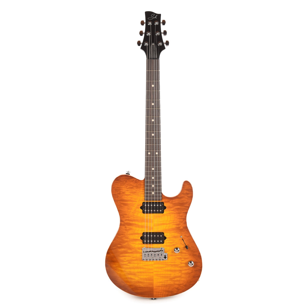 Suhr Oso Short Scale Tea Burst w/Figured Maple Top - View 4 | MusicMarket
