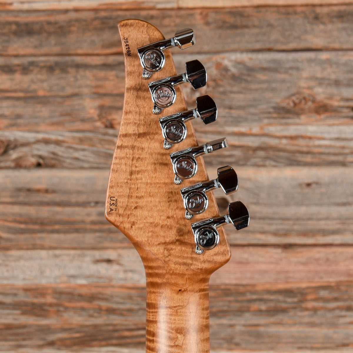 Suhr Custom Modern Faded Trans Wine Red Burst 2020 - View 7 | MusicMarket
