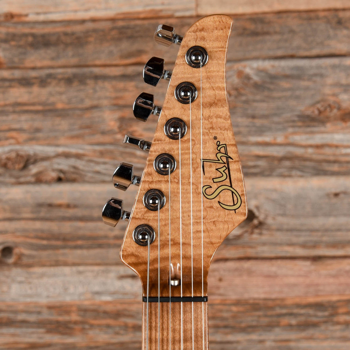 Suhr Custom Modern Faded Trans Wine Red Burst 2020 - View 6 | MusicMarket