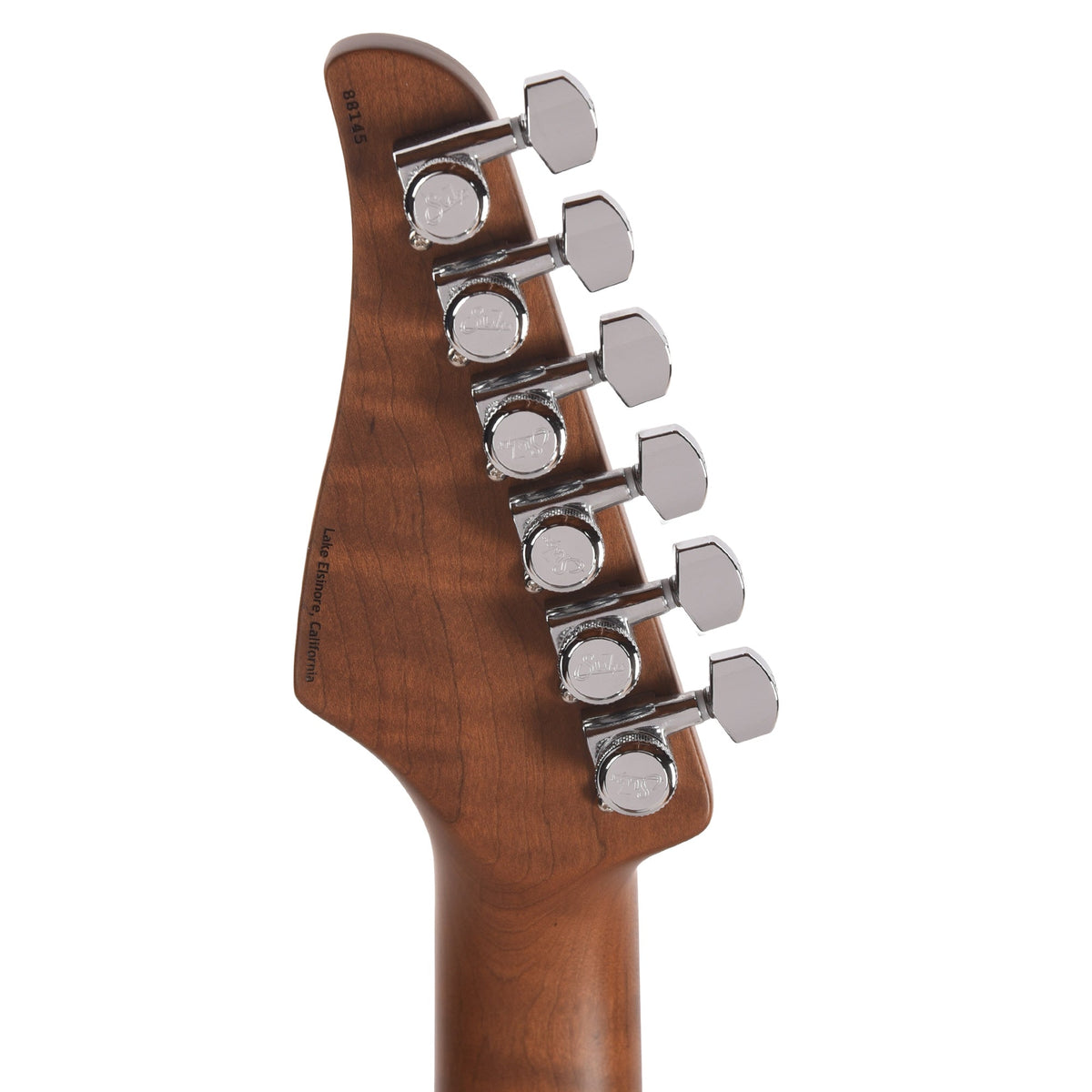 Suhr Custom Modern Trans Lemon Yellow w/ CME-Selected Quilt Maple Top - View 8 | MusicMarket