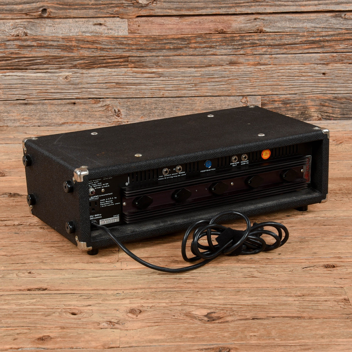 Sunn Concert Lead 200-Watt Guitar Amp Head - View 2 | MusicMarket