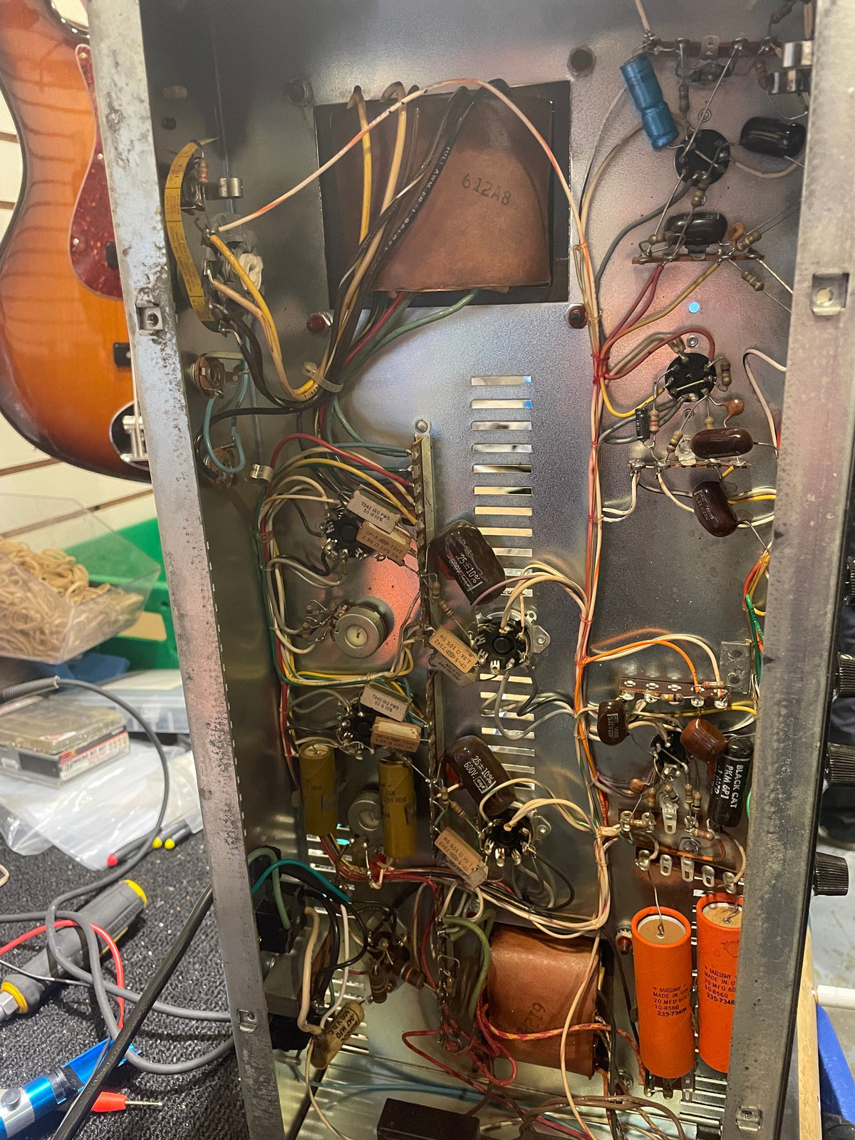 Sunn Model T 150-Watt Guitar Amp Head 1974 - View 6 | MusicMarket