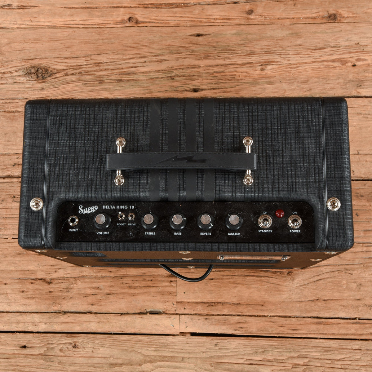 Supro 1820R Delta King Black - View 3 | MusicMarket
