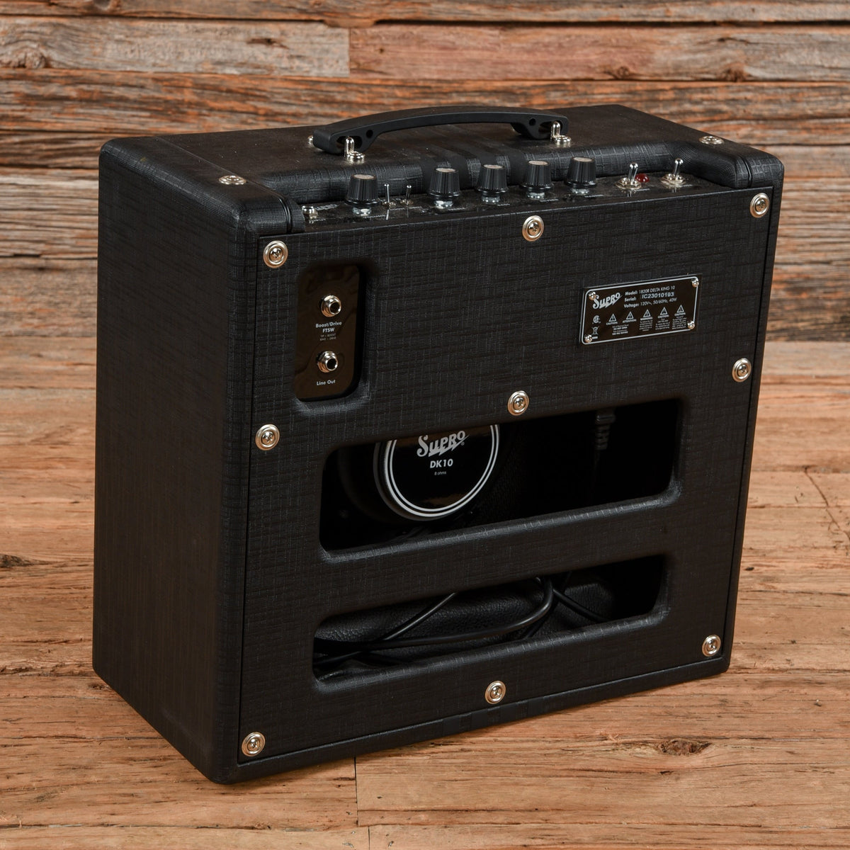 Supro 1820R Delta King Black - View 2 | MusicMarket