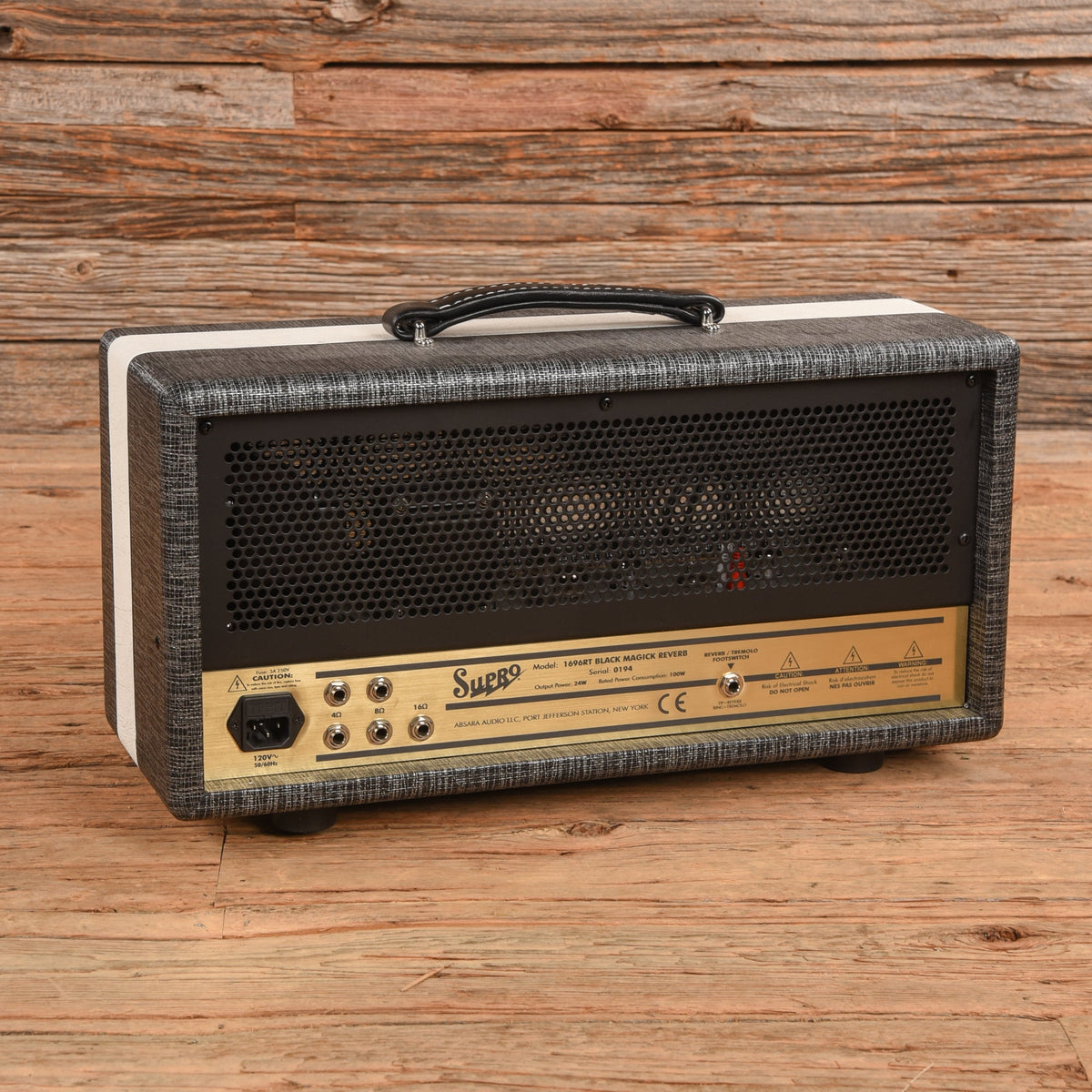 Supro 1696RTH Black Magic Reverb Head - View 2 | MusicMarket