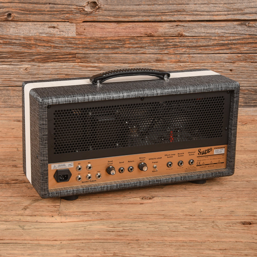 Supro 1699RH Statesman 2-Channel 50-Watt Guitar Amp Head - View 2 | MusicMarket