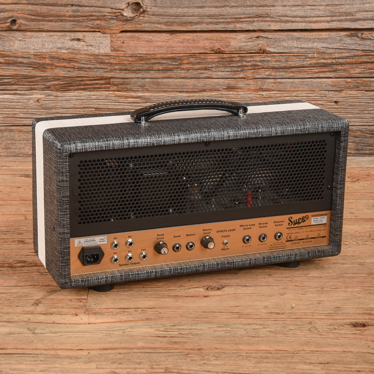 Supro 1699RH Statesman 2-Channel 50-Watt Guitar Amp Head - View 2 | MusicMarket