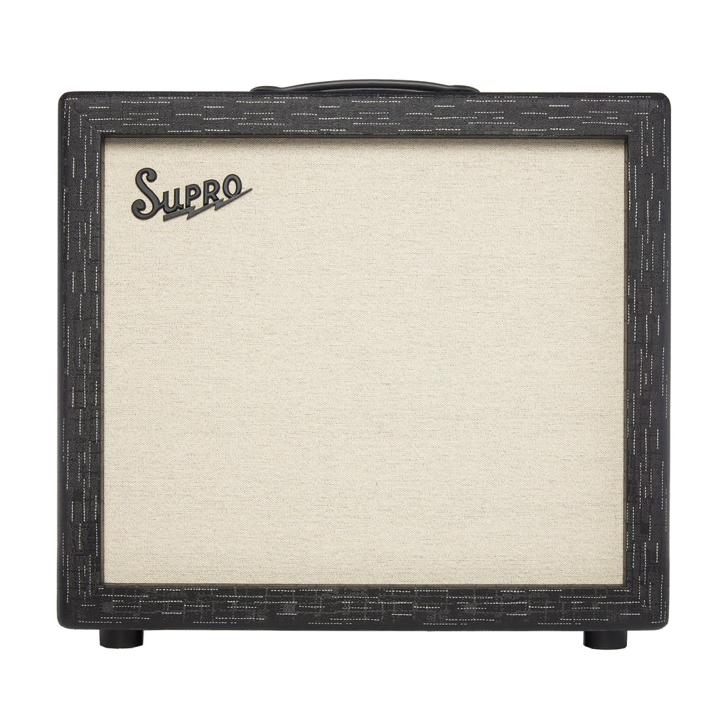 Supro Royale 1x12 Guitar Amp Cabinet Black Scandia - MusicMarket