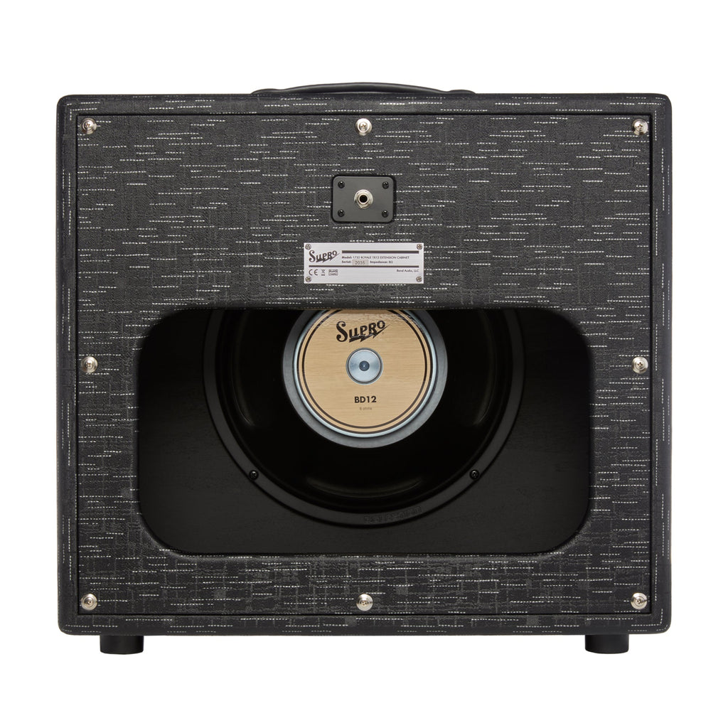 Supro Royale 1x12 Guitar Amp Cabinet Black Scandia - View 3 | MusicMarket