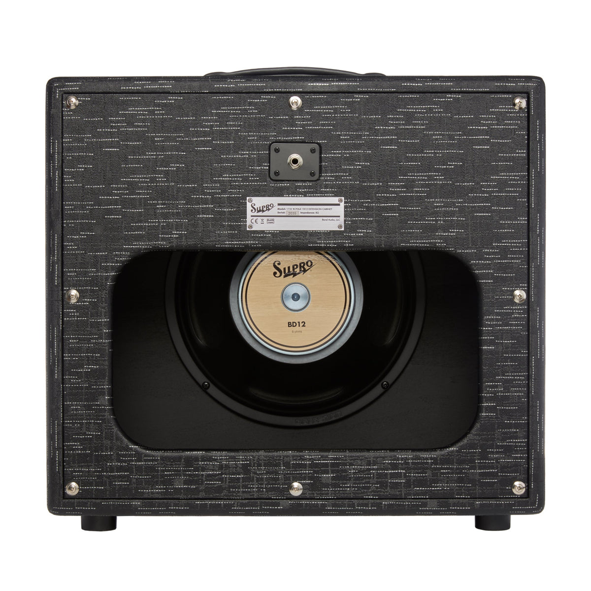 Supro Royale 1x12 Guitar Amp Cabinet Black Scandia - View 3 | MusicMarket