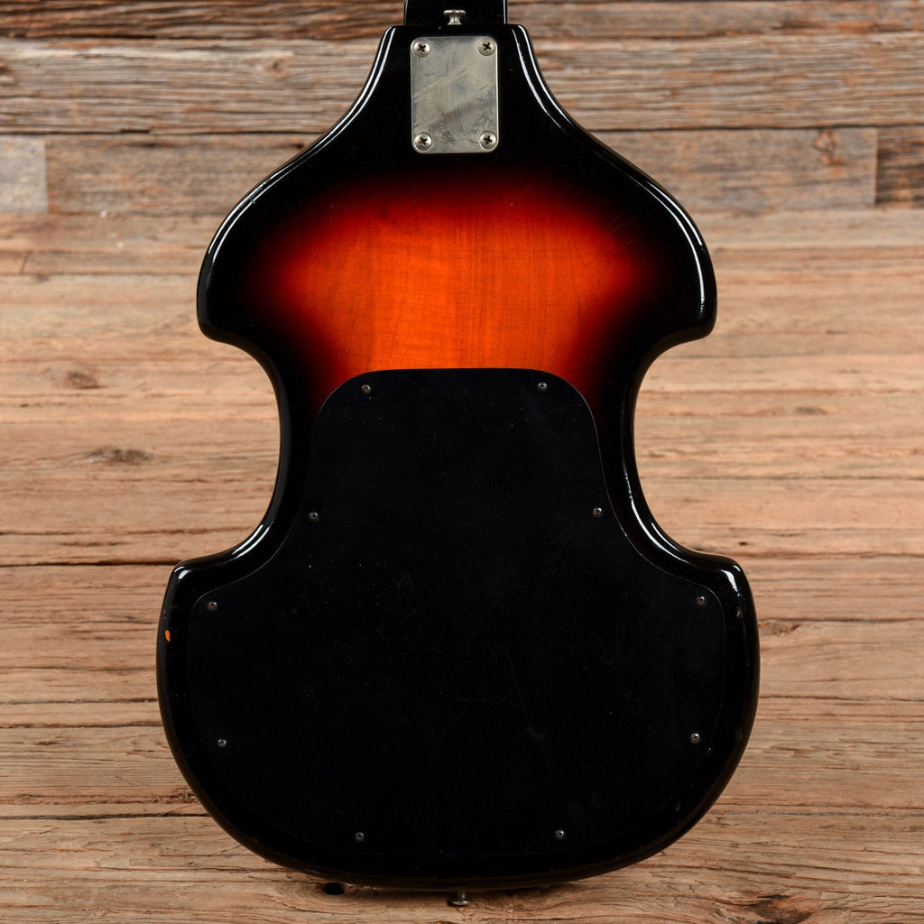 Supro Violin Bass Sunburst 1960s - View 3 | MusicMarket