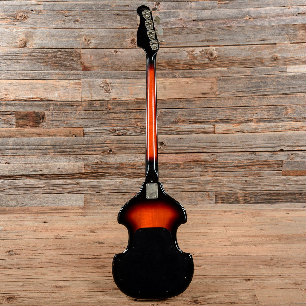 Supro Violin Bass Sunburst 1960s - View 5 | MusicMarket