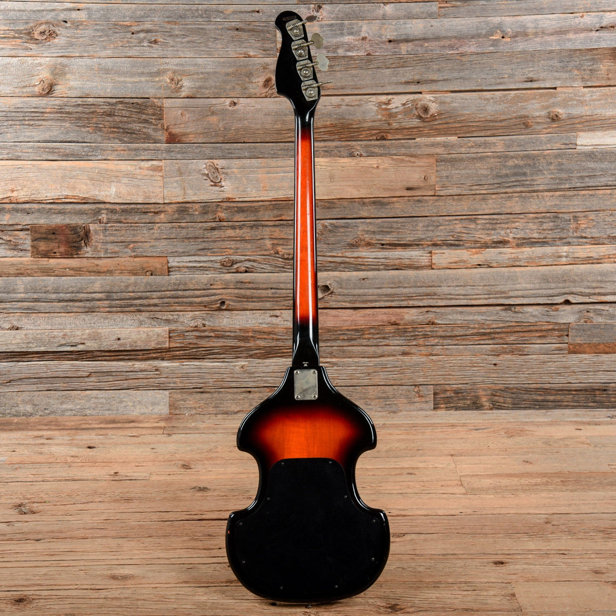 Supro Violin Bass Sunburst 1960s - View 5 | MusicMarket