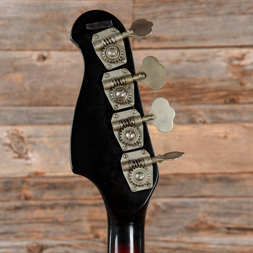 Supro Violin Bass Sunburst 1960s - View 7 | MusicMarket