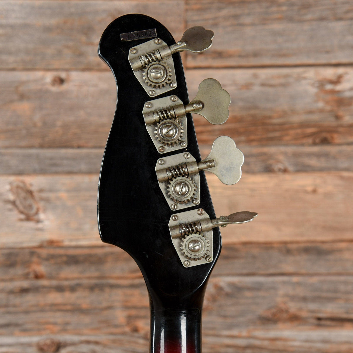 Supro Violin Bass Sunburst 1960s - View 7 | MusicMarket