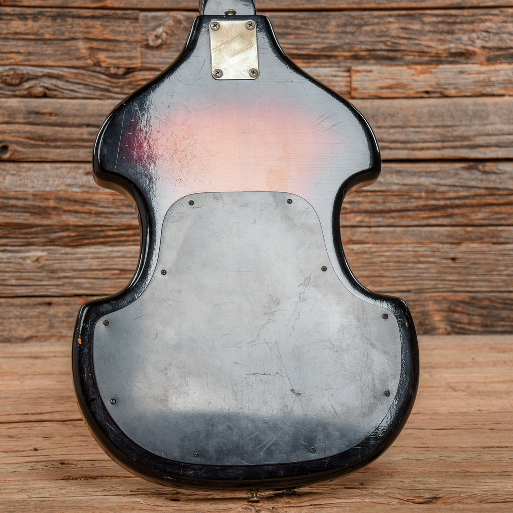 Supro Violin Bass Sunburst 1960s - View 9 | MusicMarket