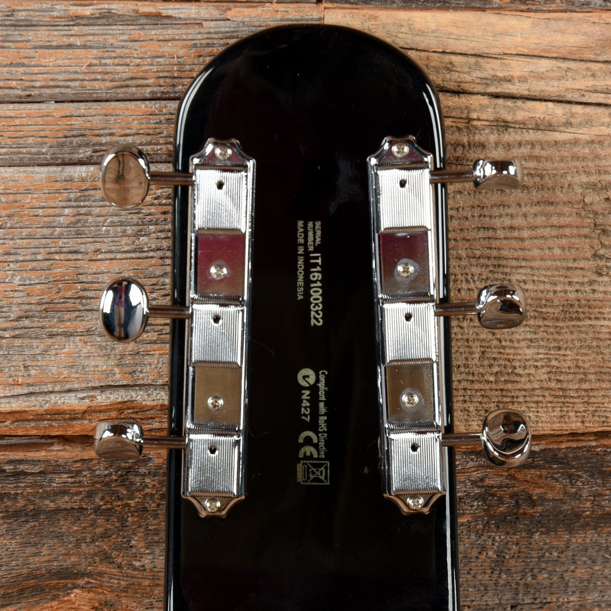 Supro 1466BW Jet Airliner Lapsteel Black - View 5 | MusicMarket