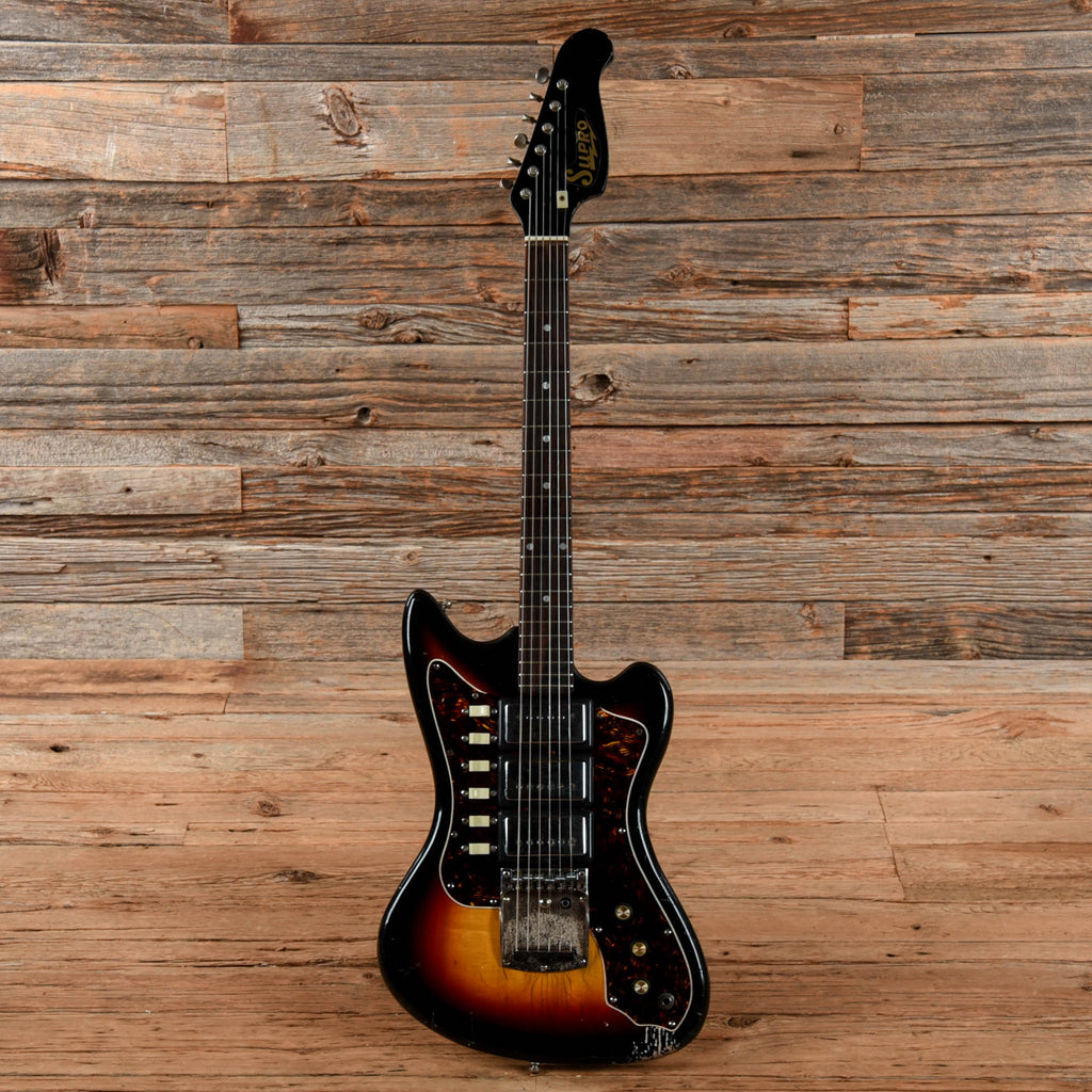 Supro Lexington Sunburst 1960s - View 4 | MusicMarket