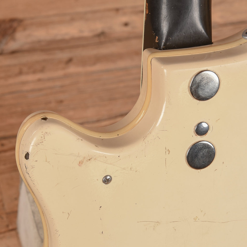 Supro Martinique Val-Trol Ermine White 1960s - View 10 | MusicMarket