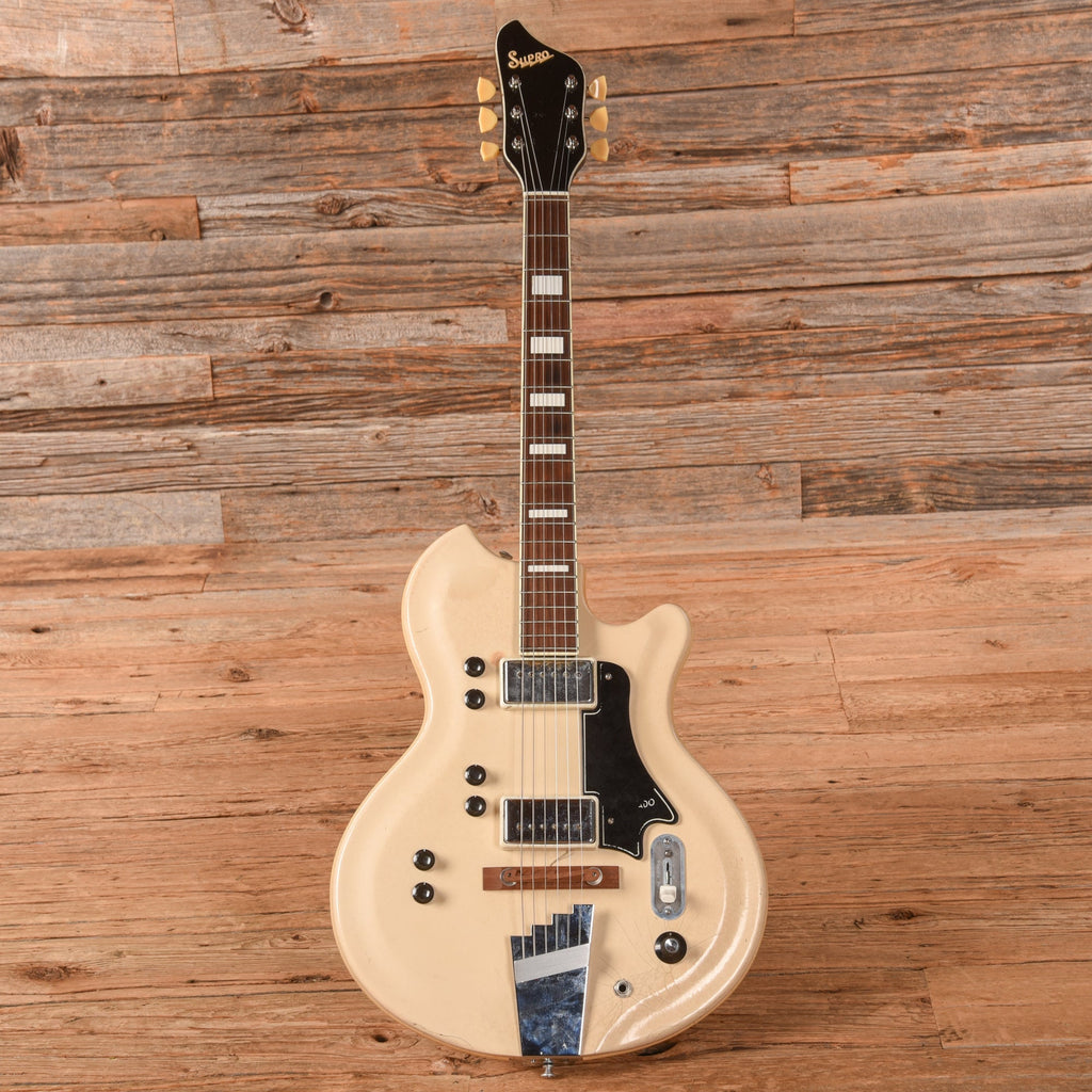 Supro Martinique Val-Trol Ermine White 1960s - View 4 | MusicMarket