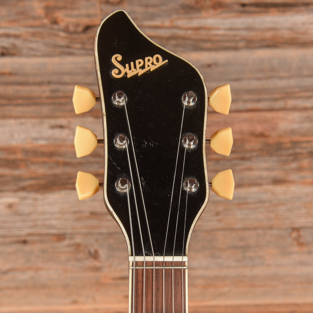 Supro Martinique Val-Trol Ermine White 1960s - View 6 | MusicMarket
