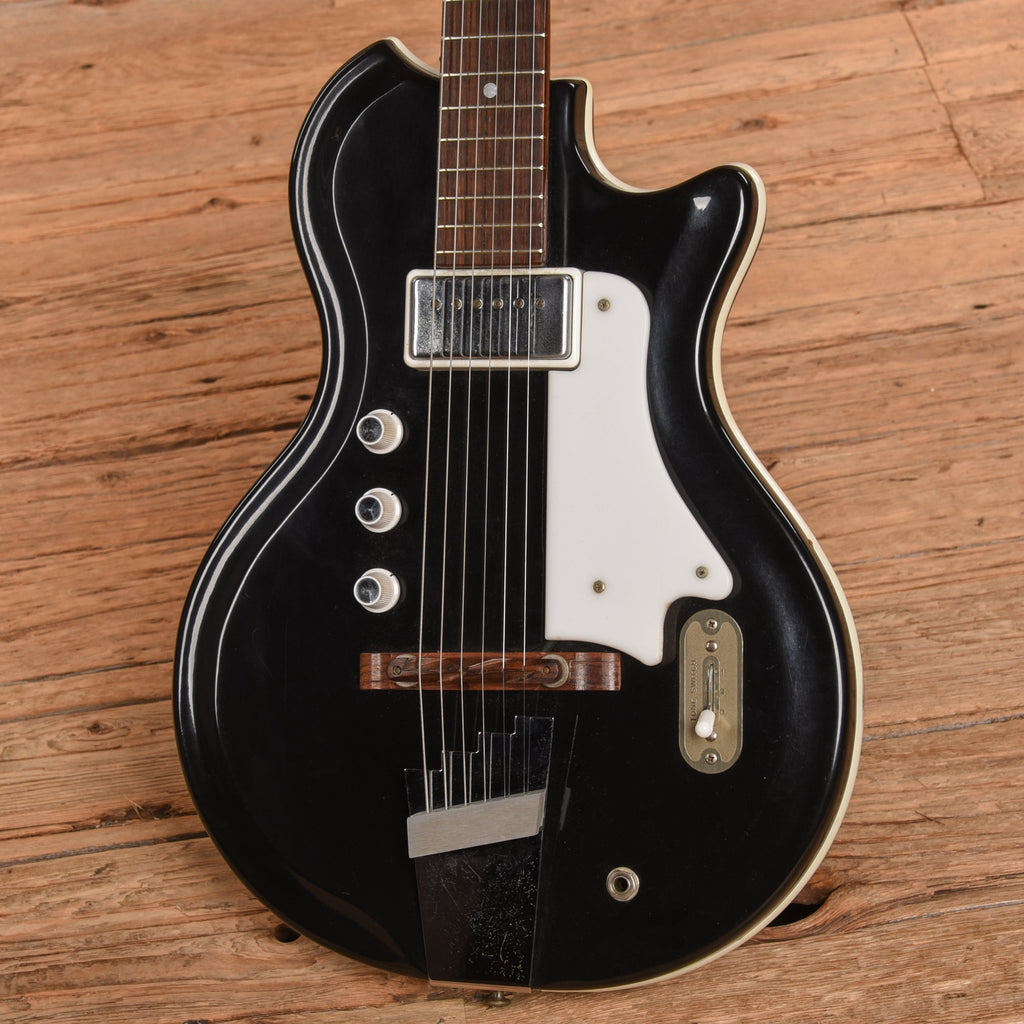 Supro Tonemaster Black 1960s - View 2 | MusicMarket