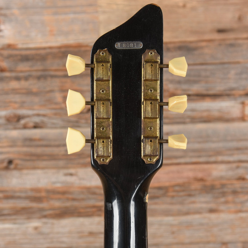 Supro Triple-Tone Guitar Model 1575 Black 1959 - View 7 | MusicMarket