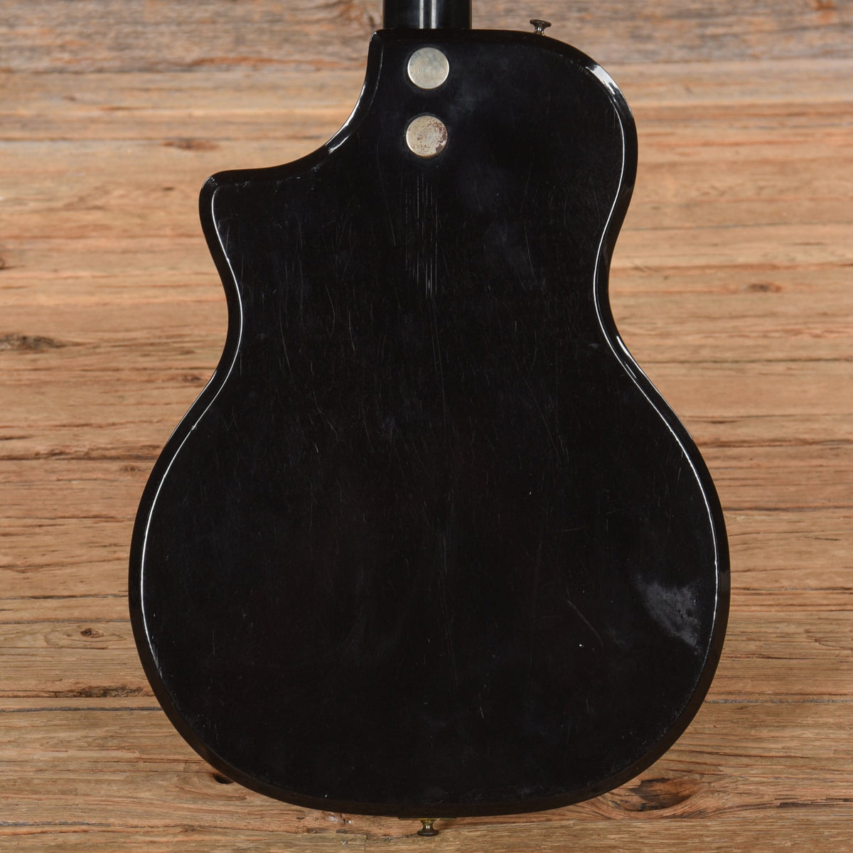 Supro Triple-Tone Guitar Model 1575 Black 1959 - View 3 | MusicMarket