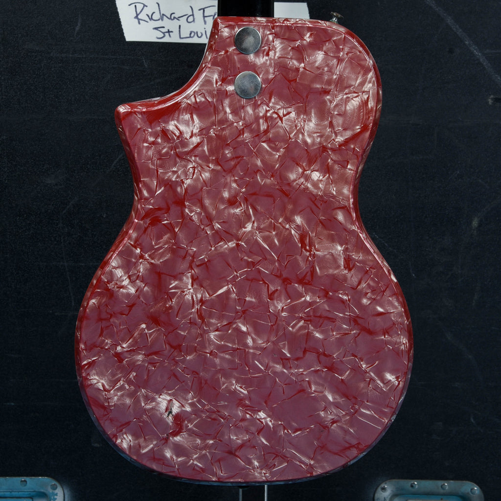 Supro Belmont 1570 Maroon MOTS 1960 - View 5 | MusicMarket