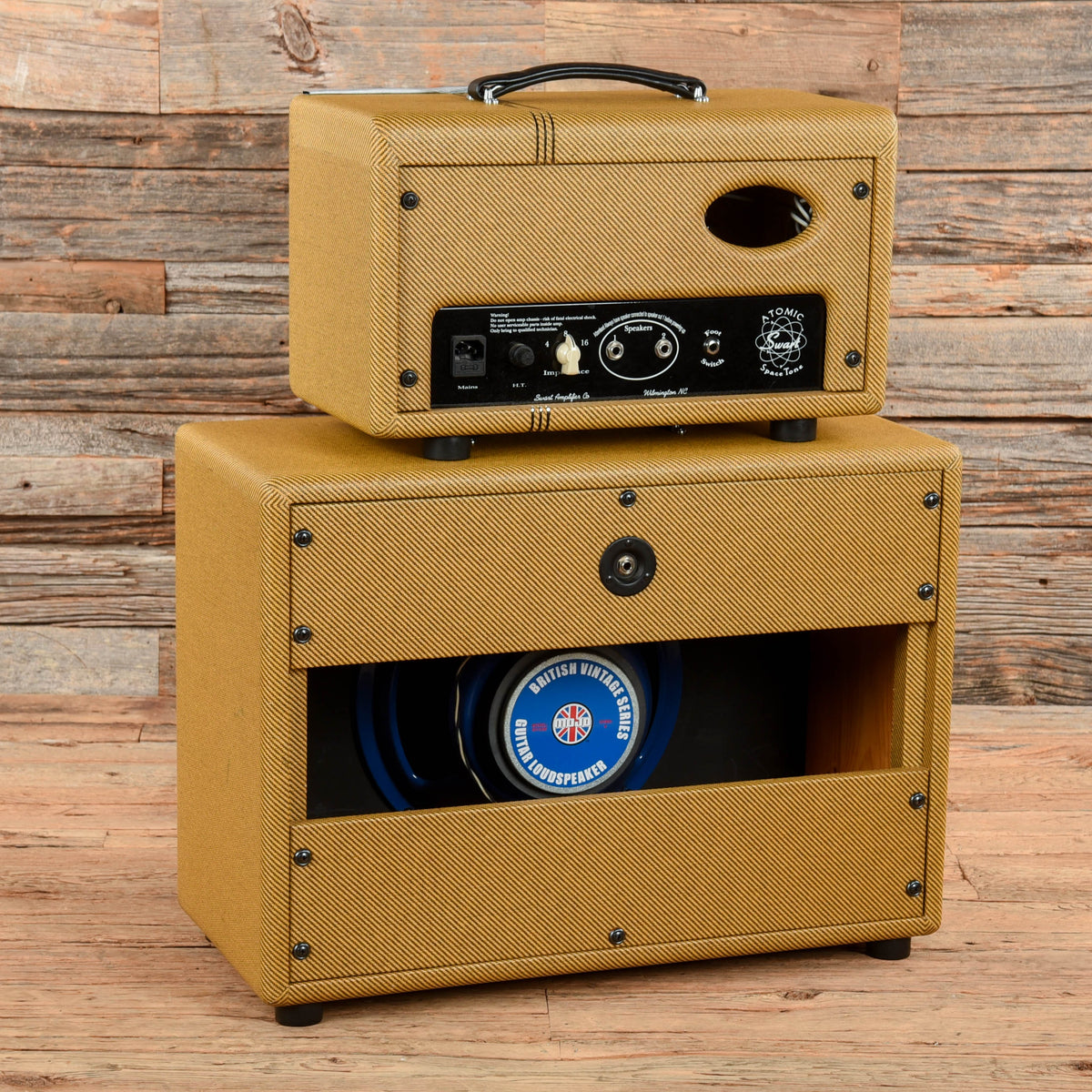 Swart Atomic Space Tone Half Stack w/ Road Case 2010 - John Oates - View 2 | MusicMarket