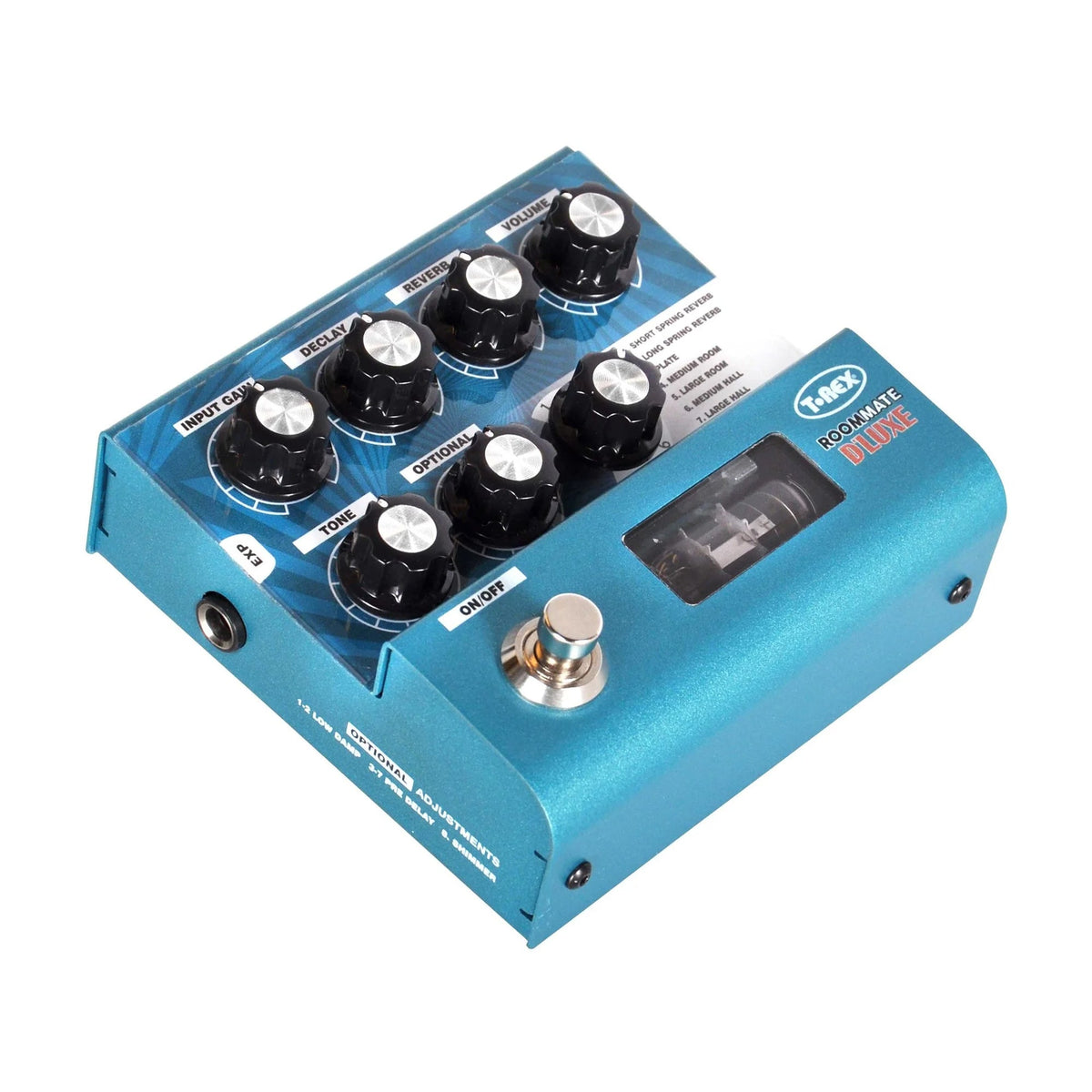 T-Rex RoomMate D’Luxe Tube-Driven Reverb Pedal - View 2 | MusicMarket
