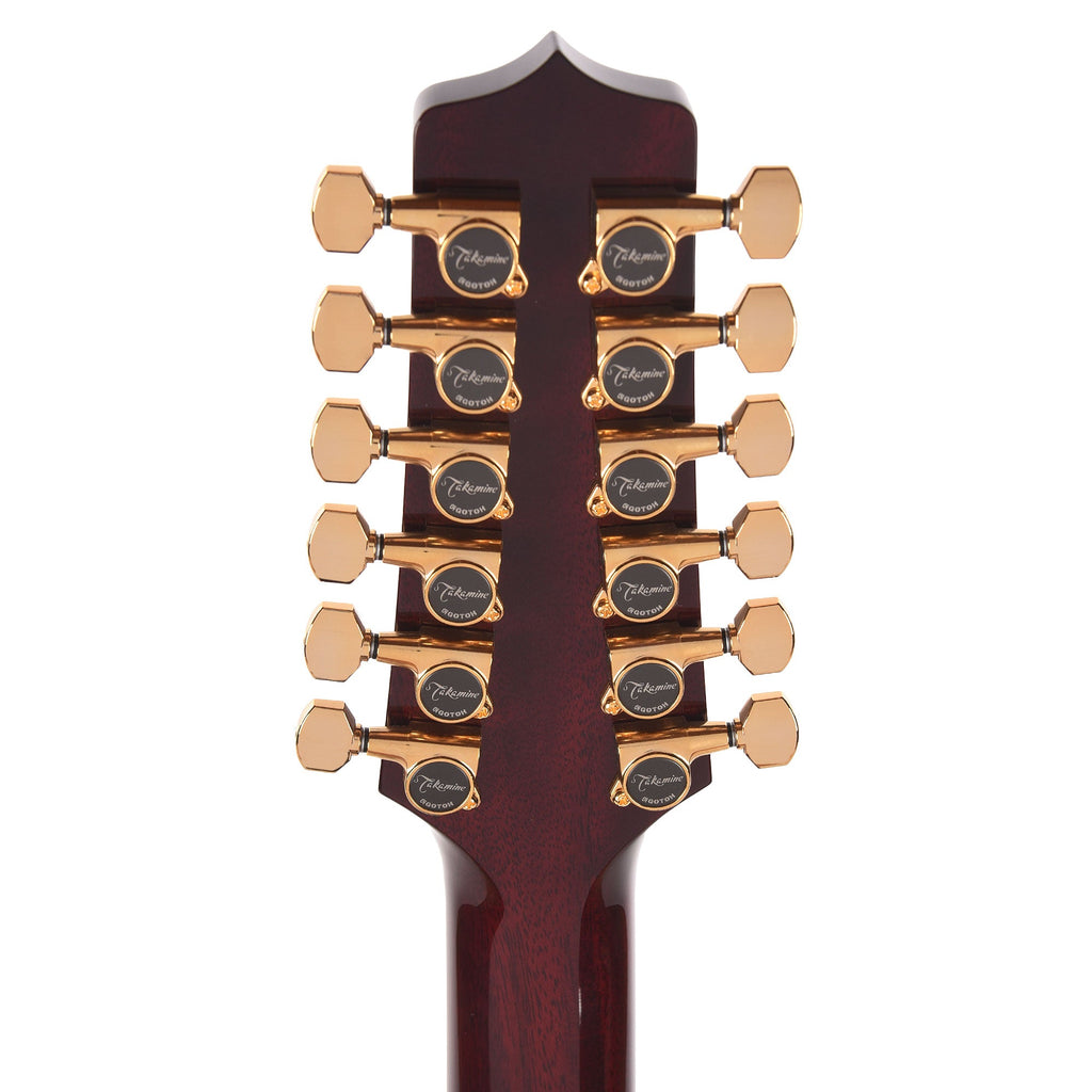 Takamine John Jorgenson Model 12-String Dreadnought Cutaway Red - View 7 | MusicMarket