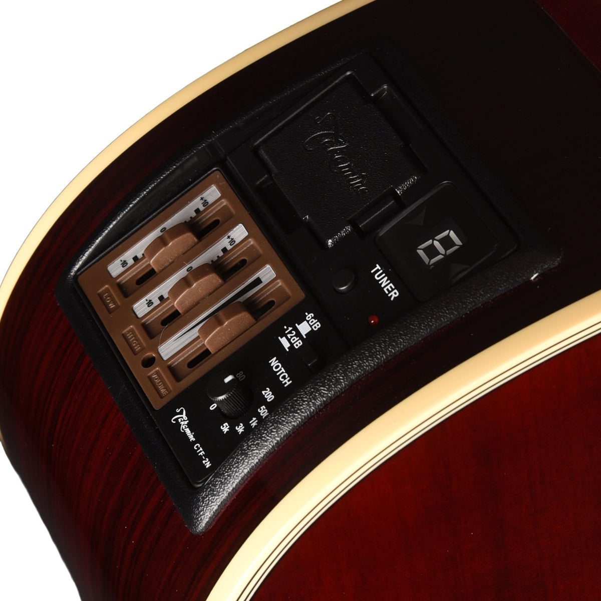 Takamine John Jorgenson Model 12-String Dreadnought Cutaway Red - View 9 | MusicMarket