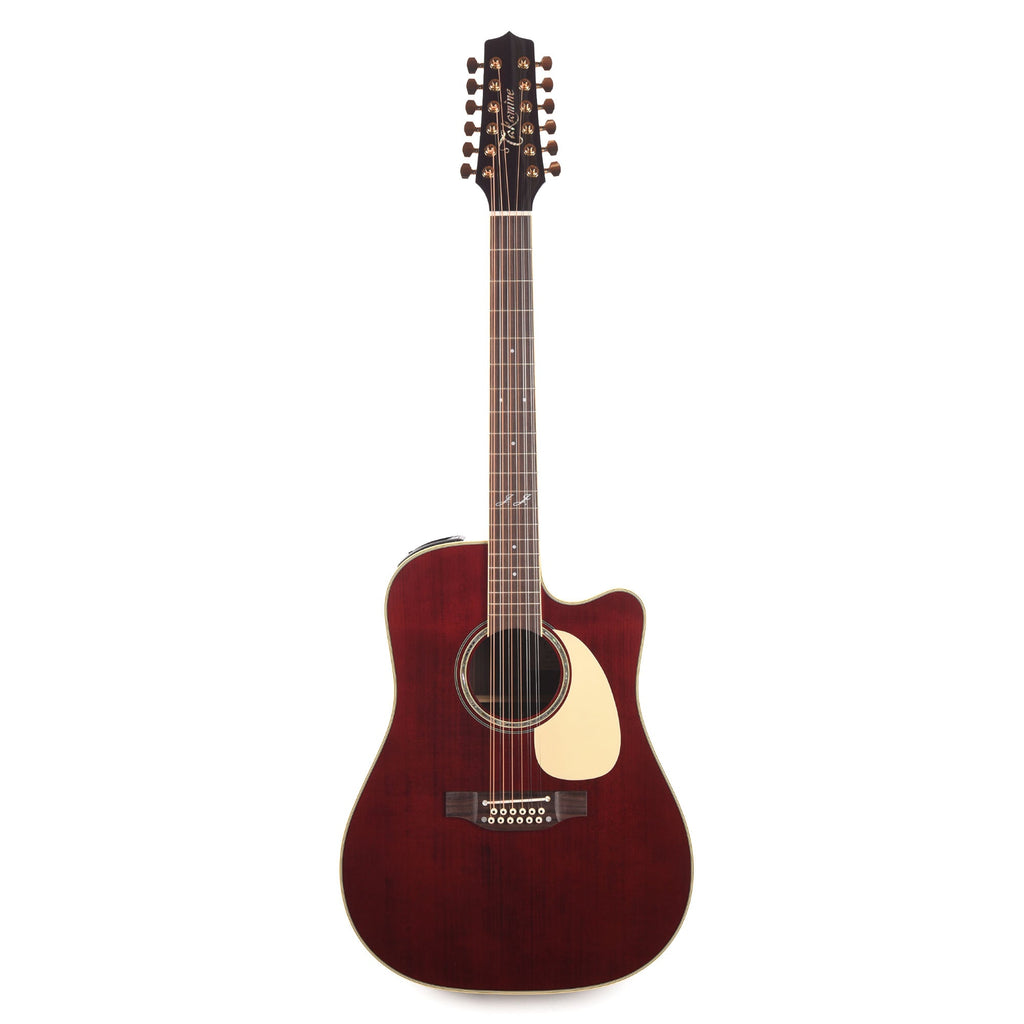 Takamine John Jorgenson Model 12-String Dreadnought Cutaway Red - View 4 | MusicMarket