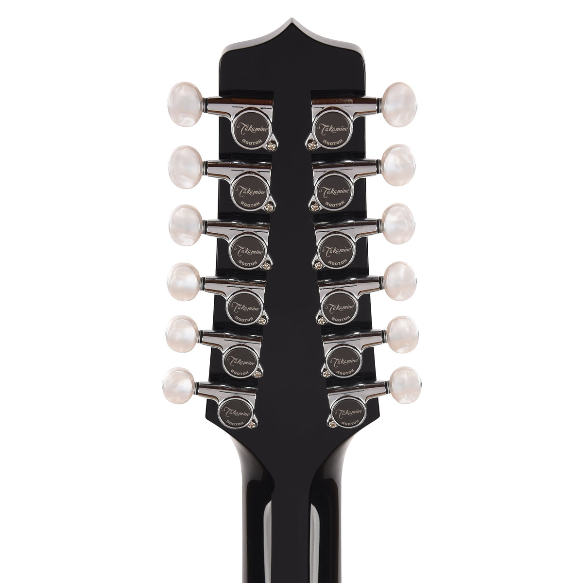 Takamine EF381DX 12-String Acoustic Guitar Black - View 7 | MusicMarket