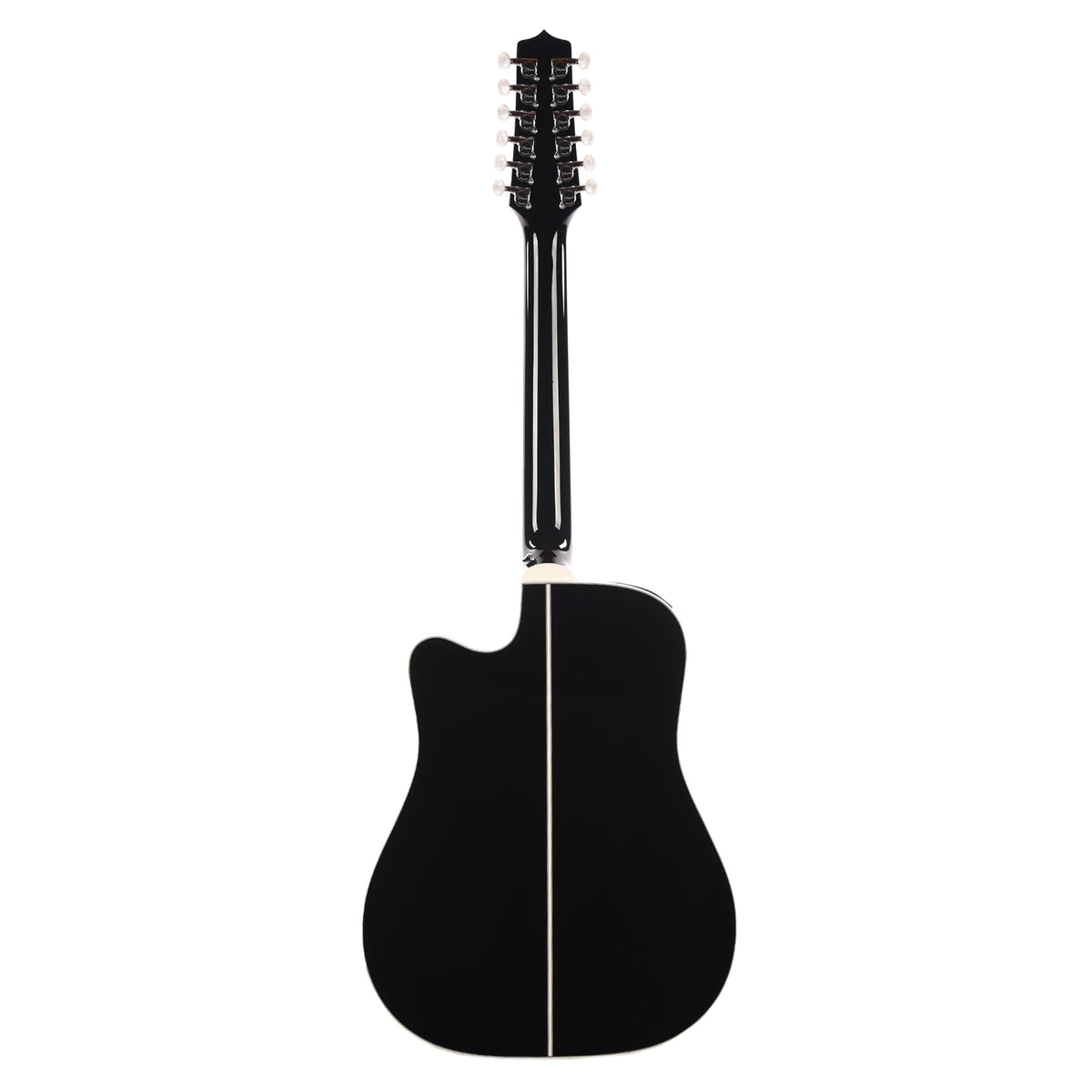 Takamine EF381DX 12-String Acoustic Guitar Black - View 5 | MusicMarket