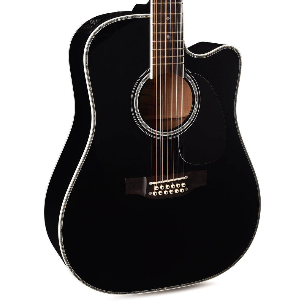 Takamine EF381DX 12-String Acoustic Guitar Black - MusicMarket