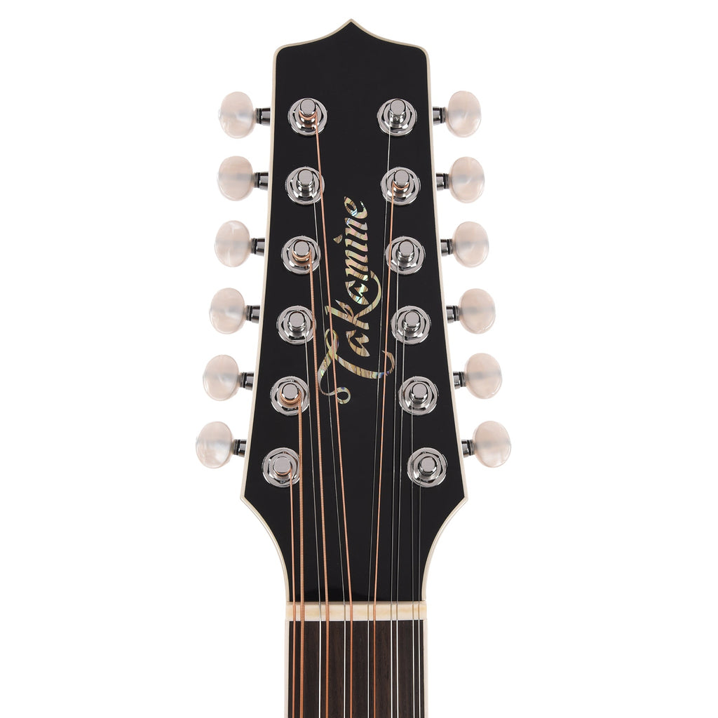 Takamine EF381DX 12-String Acoustic Guitar Black - View 6 | MusicMarket
