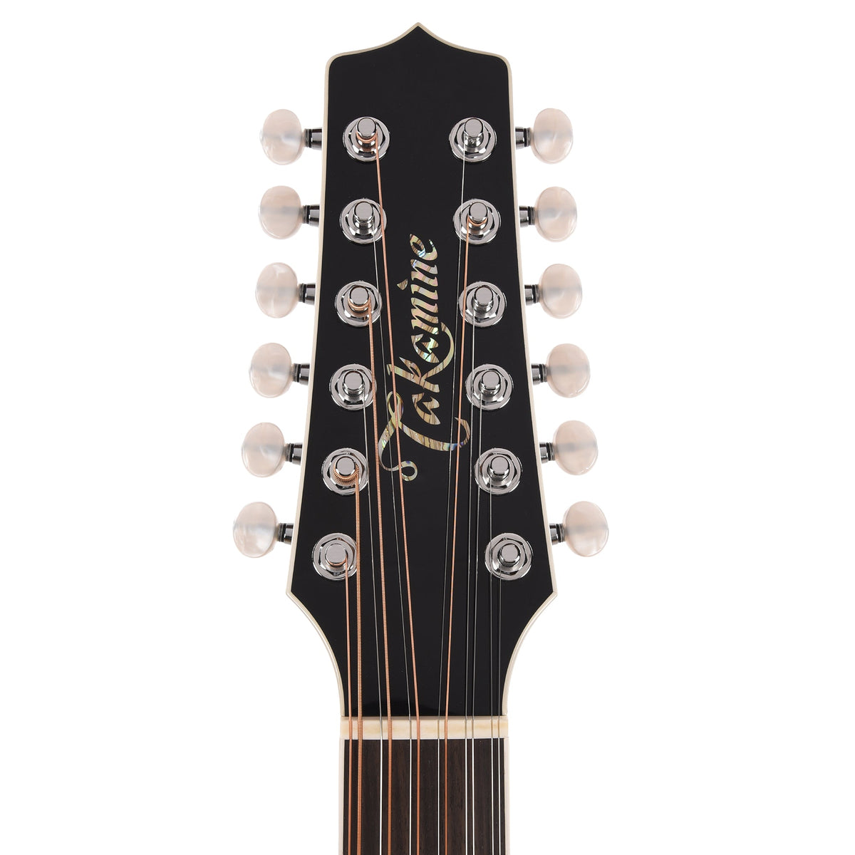 Takamine EF381DX 12-String Acoustic Guitar Black - View 6 | MusicMarket