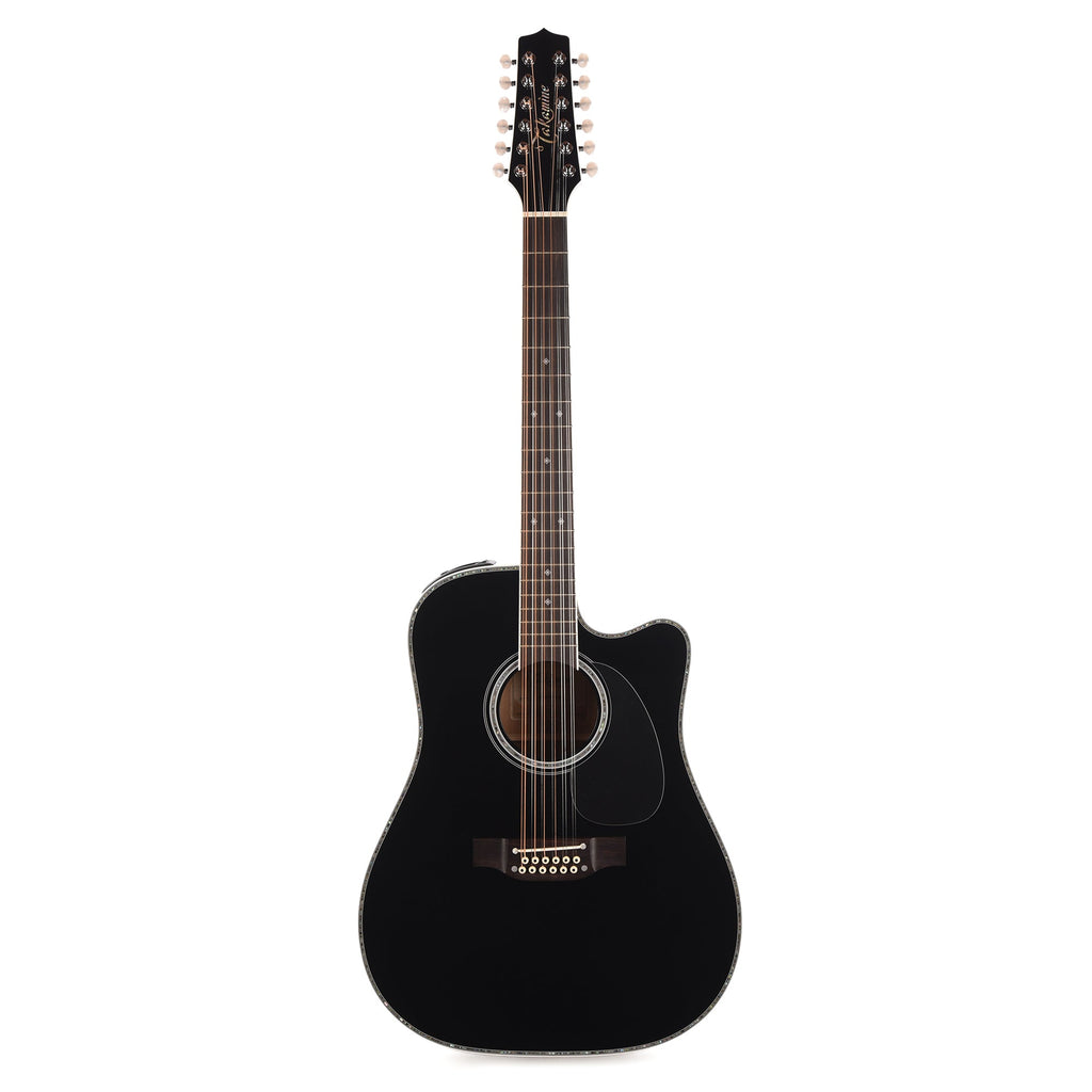 Takamine EF381DX 12-String Acoustic Guitar Black - View 4 | MusicMarket